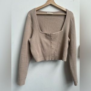 Abercrombie & Fitch Cropped Sweater - XL